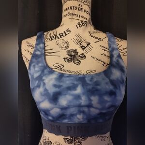 Victoria Secret Blue Tie-Dye Sports Bra